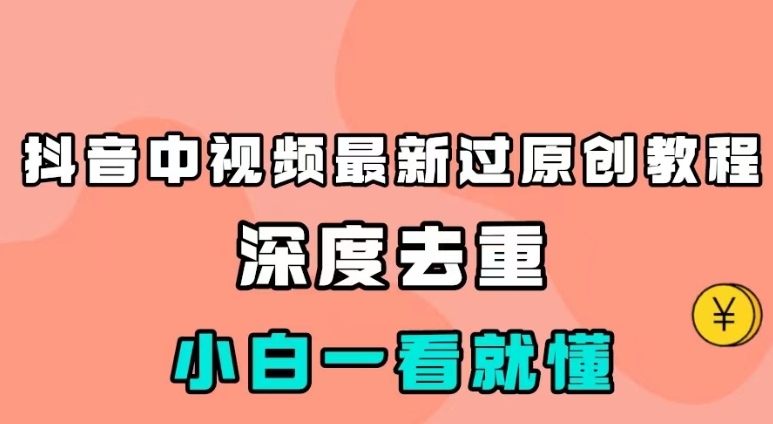 最新中视频影视解介绍搬运教程，100%过原创，小白也能轻松掌握-柚子资源网