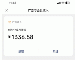 揭秘视频号创收计划：松松一个月赚1300+-柚子资源网