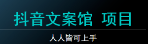 抖音文案馆项目，宝藏推荐，人人皆可上手-柚子资源网