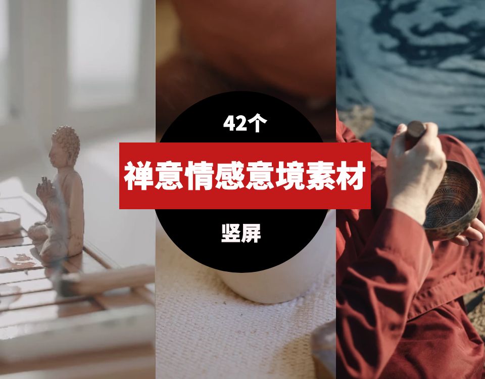 禅意情感意境短视频素材-柚子资源网
