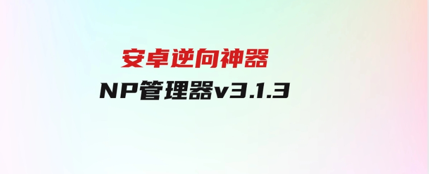 安卓逆向神器NP管理器v3.1.3-柚子资源网