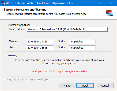 UltraUXThemePatcher(Win11主题破解限制工具)v4.4.4-柚子资源网