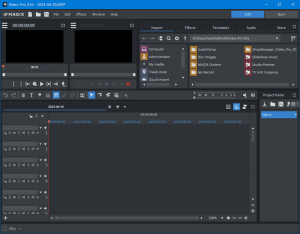MAGIXVideoProX16(专业视频编辑)v22.0.1.260-柚子资源网