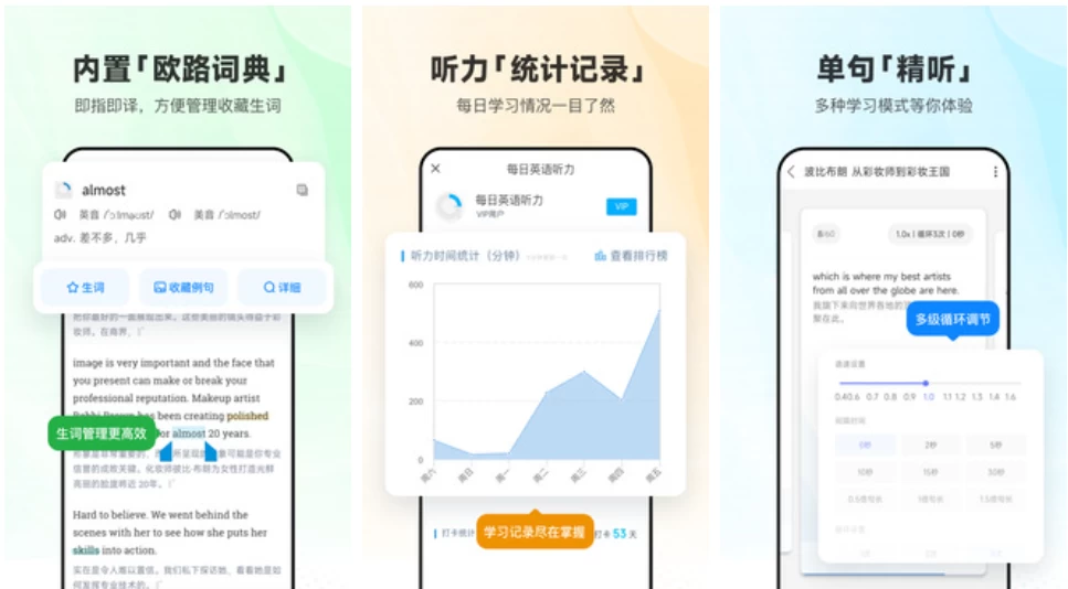 每日英语听力v11.3.0专为英语学习者设计的手机应用，解锁会员版-柚子资源网