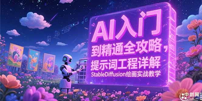 （15181期）AI入门到精通全攻略，提示词工程详解，StableDiffusion绘画实战教学-柚子资源网
