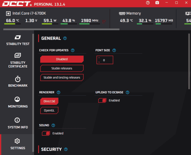 OCCT电脑硬件测试(烤鸡测试软件)v14.0.14.99便携版-柚子资源网