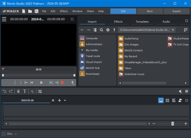 MAGIXMovieStudioPlatinum2026(视频编辑软件)v25.0.1.246-柚子资源网