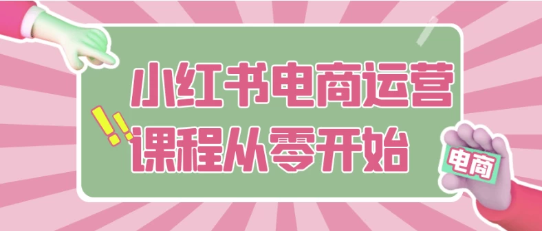 小红书电商运营课程从零开始-柚子资源网