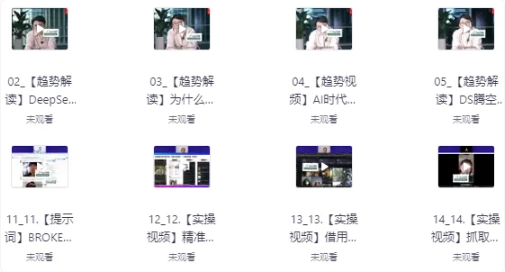 AI实操变现课，32节视频搞懂AI趋势-柚子资源网