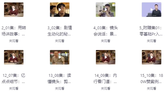 剪辑实战训练营（完结）-柚子资源网