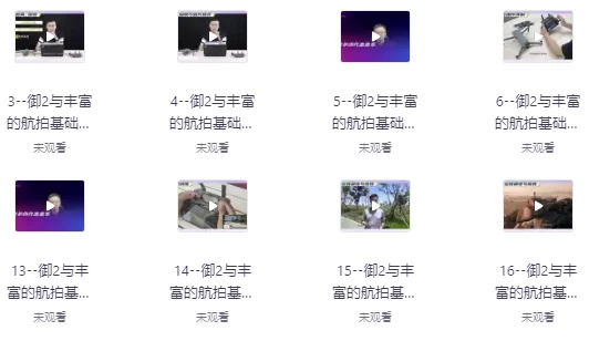 航拍高高手从新手到大师跟我学航拍-柚子资源网