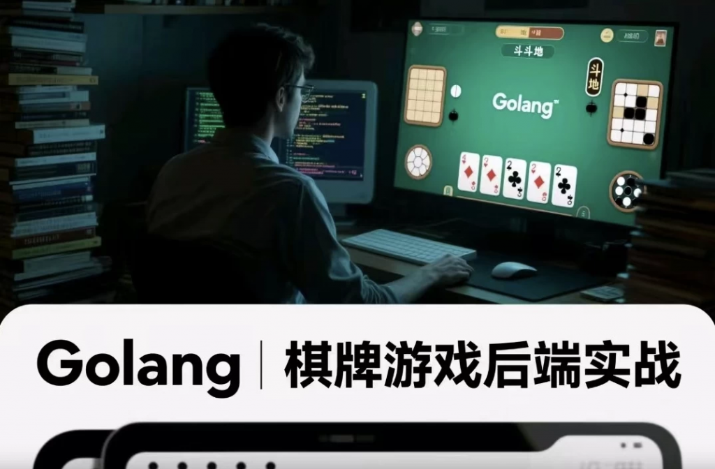 Golang棋牌游戏后端实战-柚子资源网