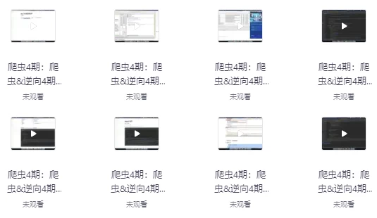 爬虫开发+APP逆向超级大神班-04期-柚子资源网