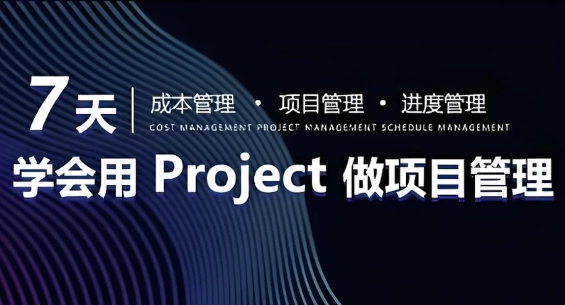 7天学会用Project做进度管理【初级版】-柚子资源网