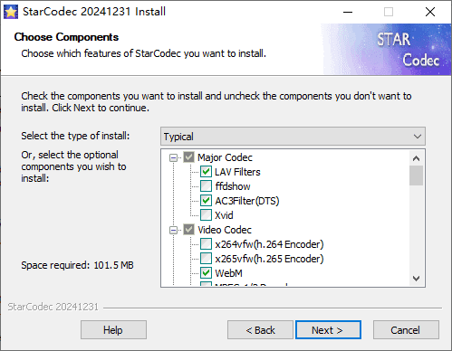 StarCodecClassic/Lite(免费多媒体编解码器)v20250625-柚子资源网