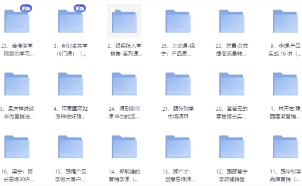 运营、创业、产品、营销（课程大合集）-柚子资源网