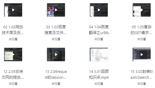 零基础Python爬虫48小时速成课-柚子资源网