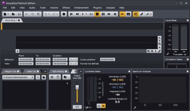 AcousticaPremiumEdition(专业音频编辑)v7.7.8便携版-柚子资源网