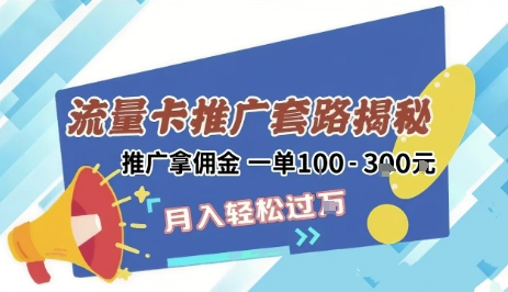 2025年外面卖1500的流量卡项目最新玩法，绿色无门槛对新手非常友好，日入3张+-柚子资源网
