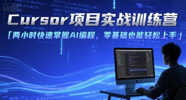 Cursor项目实战训练营，两小时快速掌握AI编程，零基础也能轻松上手-柚子资源网