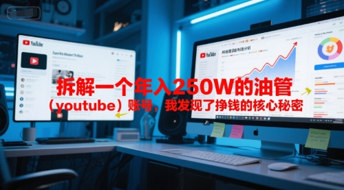 付费文章：拆解一个年入250W的油管（youtube）账号，我发现了挣钱的核心秘密-柚子资源网