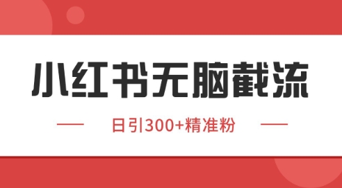 小红书截流同行客源，独家野路子获客玩法日引200+暴力获客【揭秘】-柚子资源网