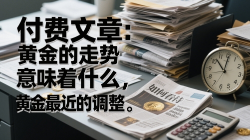 付费文章：黄金的走势意味着什么，如何看待黄金最近的调整-柚子资源网