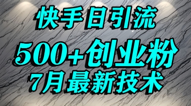 创业粉怎么打？快手精准引流创业粉，宝妈群体日进500+精准流量-柚子资源网