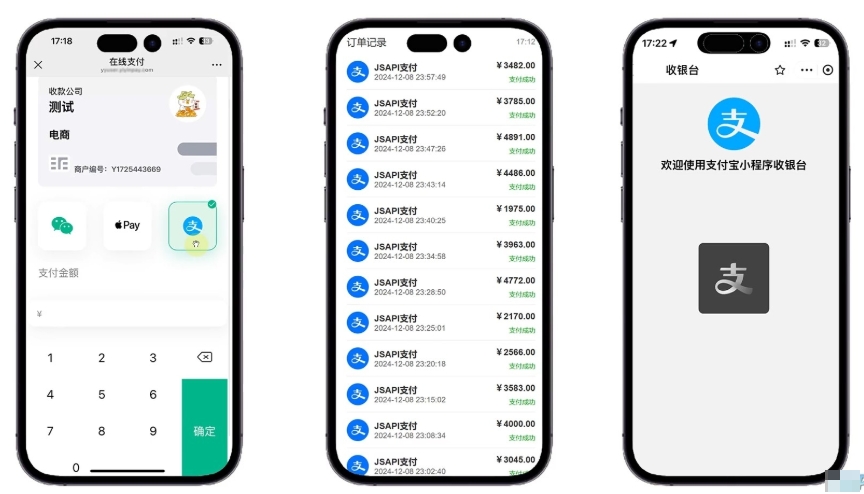 易支付精美设计的支付收银台模板门店收银管理系统云支付收银台-柚子资源网