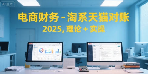 电商财务-淘系天猫对账2025，理论+实操-柚子资源网
