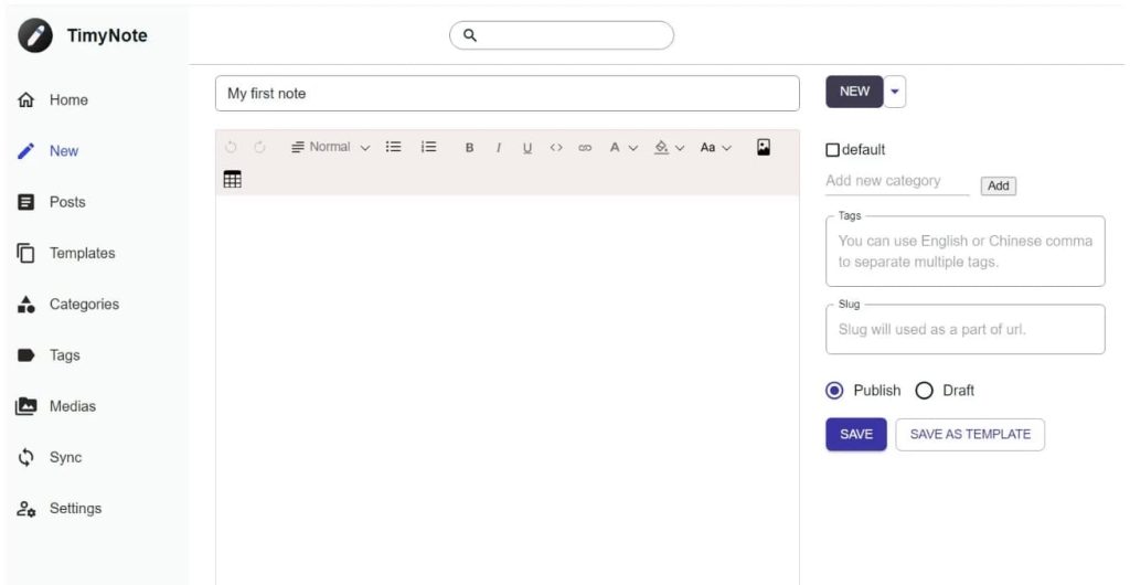 TimyNote笔记软件v1.2.1绿色版-柚子资源网