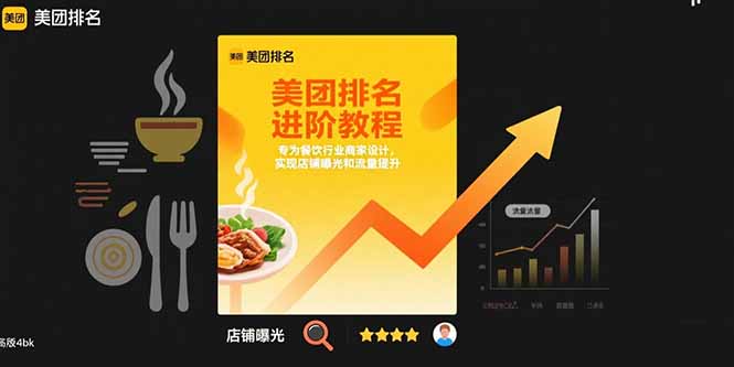 美团排名进阶教程：专为餐饮行业商家设计，实现店铺曝光和流量提升-柚子资源网