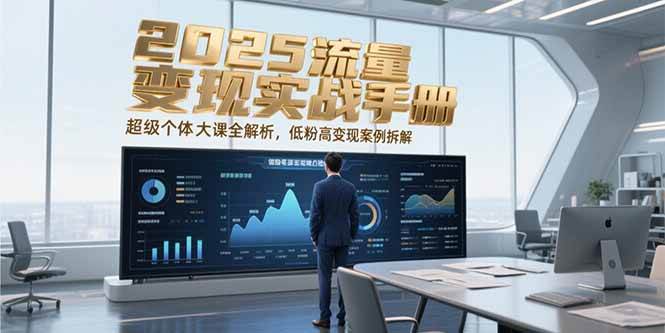 （15188期）2025流量变现实战手册，超级个体大课全解析，低粉高变现案例拆解-柚子资源网