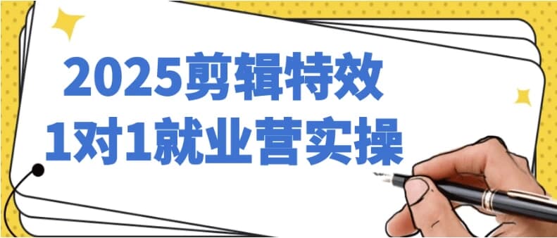 2025剪辑特效1对1就业营实操-柚子资源网