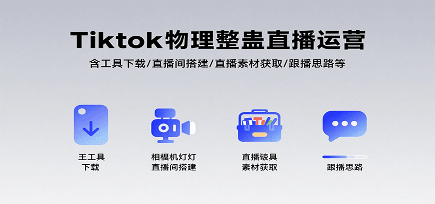 Tiktok物理整蛊直播运营，包含工具下载/直播间搭建/直播素材获取/跟播思路等-柚子资源网