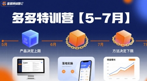 多多特训营【5-7月】产品决定上限，方法决定下限，各种玩法技巧落地实操-柚子资源网