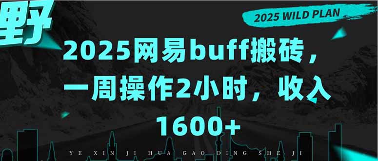 2025网易buff搬砖，一周操作2小时，收入1600+-柚子资源网
