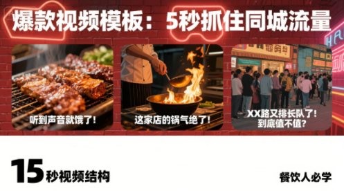 白泽老师·餐饮实体店短视频爆店-柚子资源网