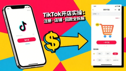 TikTok从开店到投流的进阶课，从基础实操到高阶技巧一网打尽-柚子资源网