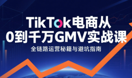 三千老师·TikTok电商从0到千万GMV实战课-柚子资源网