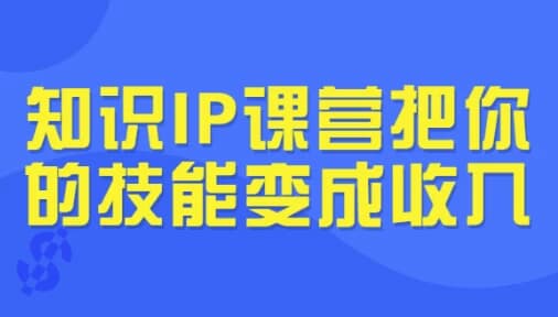 知识IP课营把你的技能变成收入-柚子资源网