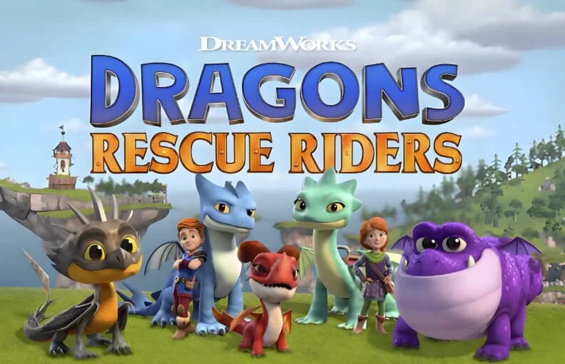 少儿英语启蒙动画《龙族：救援骑士Dragons：RescueRiders1-6季(视频+音频)》-柚子资源网