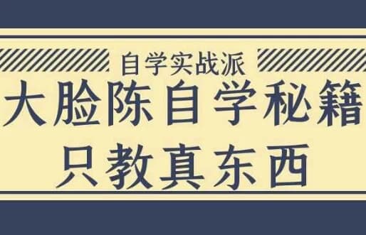 大脸陈自学秘籍只教真东西-柚子资源网
