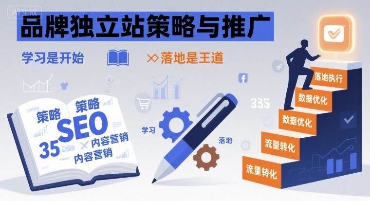 品牌独立站策略与推广，学习是开始，落地是王道-柚子资源网