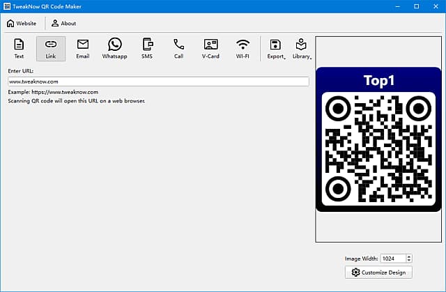 TweakNowQRCodeMaker(二维码生成软件)v3.6.2便携版-柚子资源网