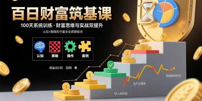 百日财富筑基课：认知+策略+实操+案例拆解实现从创富到守富全周期能力-柚子资源网