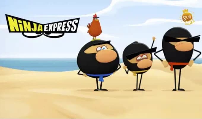 BBC儿童喜剧英文动画《忍者快递NinjaExpress(视频+音频)》-柚子资源网