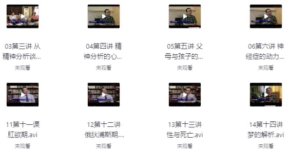 曾奇峰老师的精神分析课程-柚子资源网