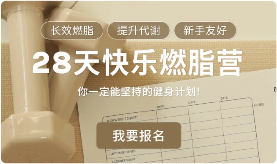 Jo姐·28天快乐燃脂训练营长效燃脂新手友好-柚子资源网